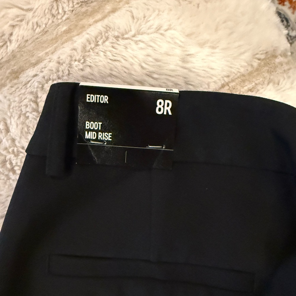 Express Black Editor Bootcut Pants